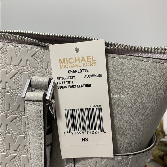 Michael Kors Charlotte Large Top Zip Tote - Picture 7 of 9